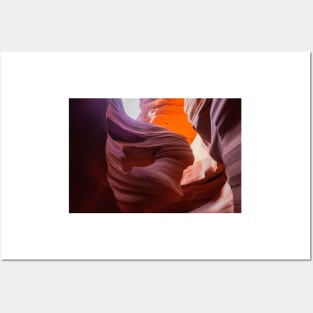 Lady In The Wind - Lower Antelope Canyon Posters and Art